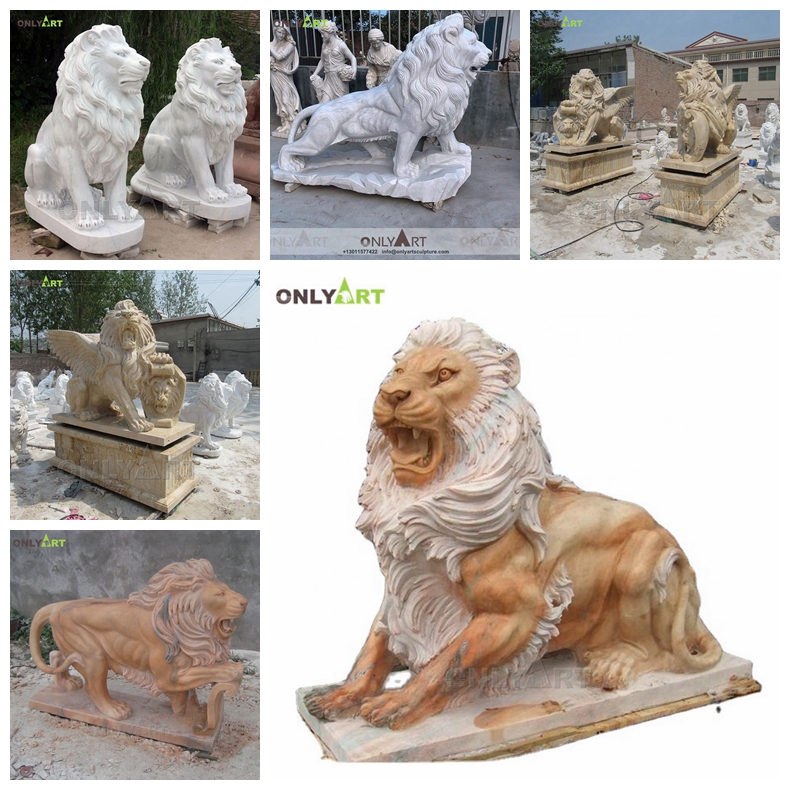 giant lion statue