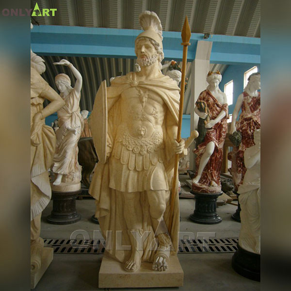 greek warrior statue