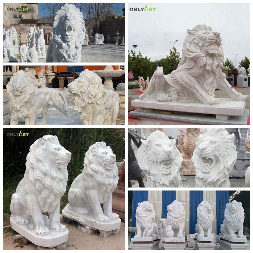 lion garden statues for sale