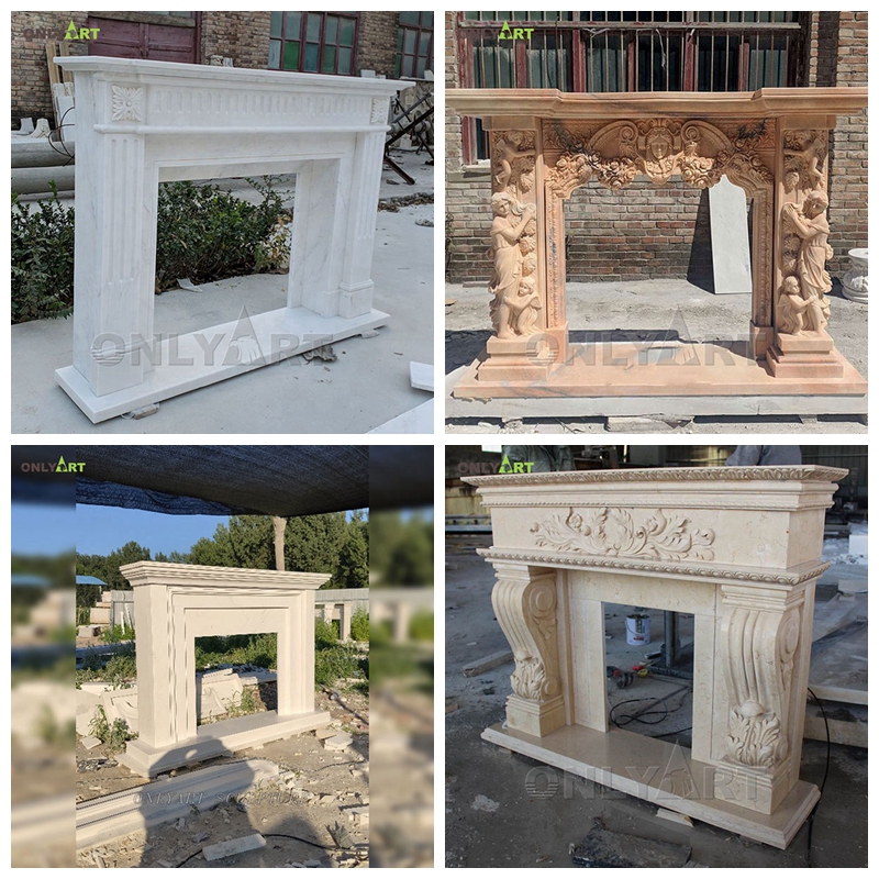 marble fireplace