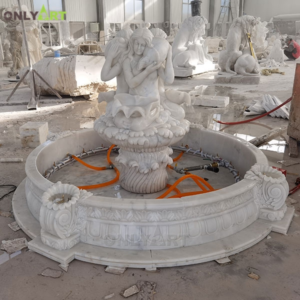 marble fountain sculpture