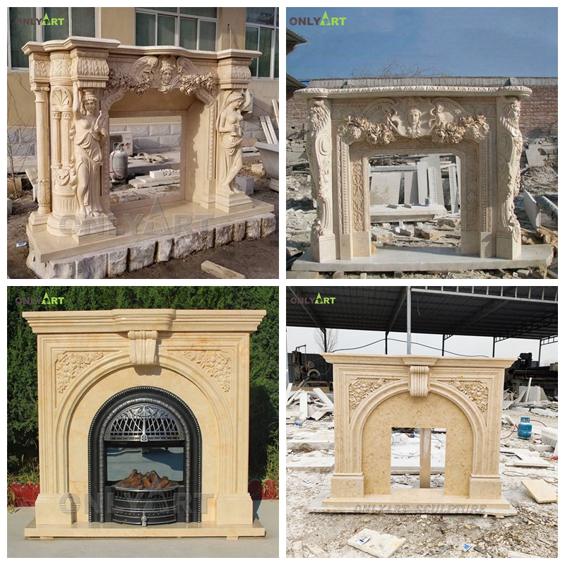 old fireplace mantels