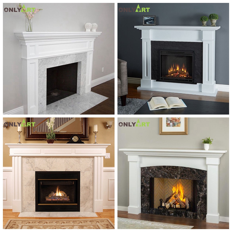 painted fireplace mantels