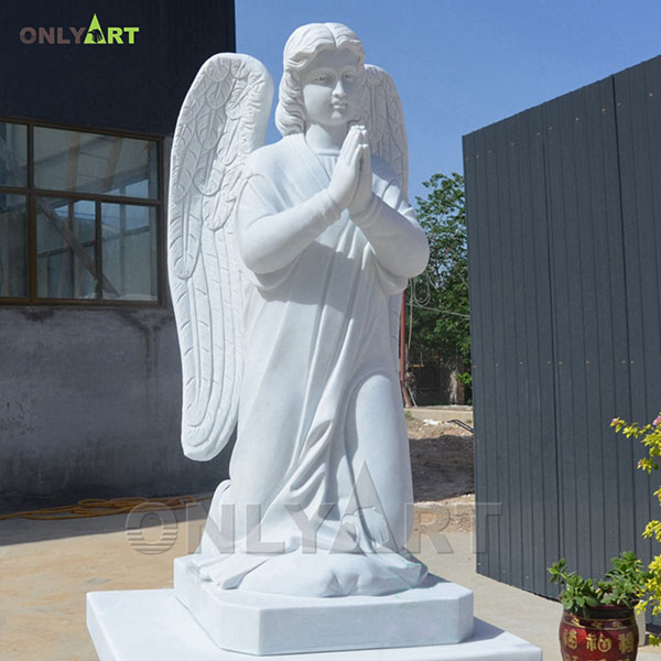 praying angel garden statue