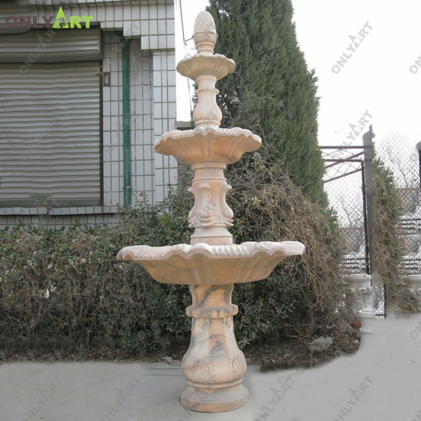 small marble fountain