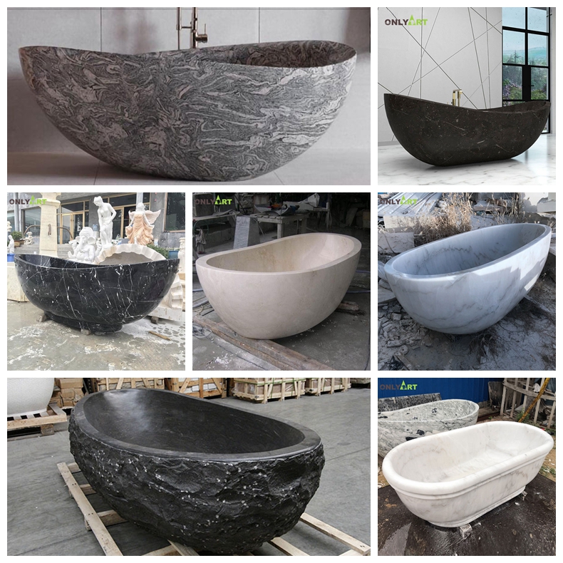 solid stone bathtubs
