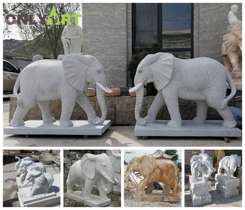 standing elephant statue