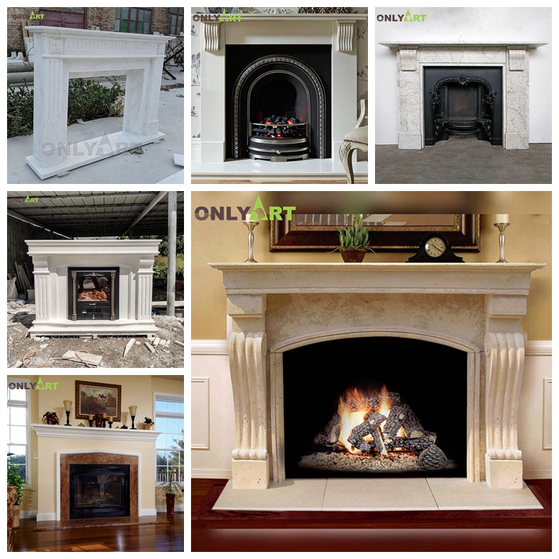 stone fireplace mantel ideas