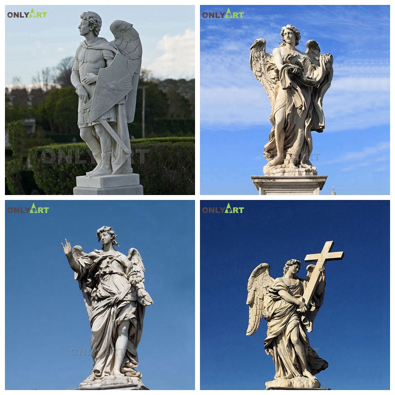 warrior angel statue