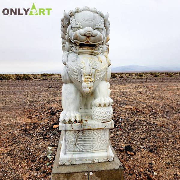 Chinese lion statue guardian dogs sculpture for sale