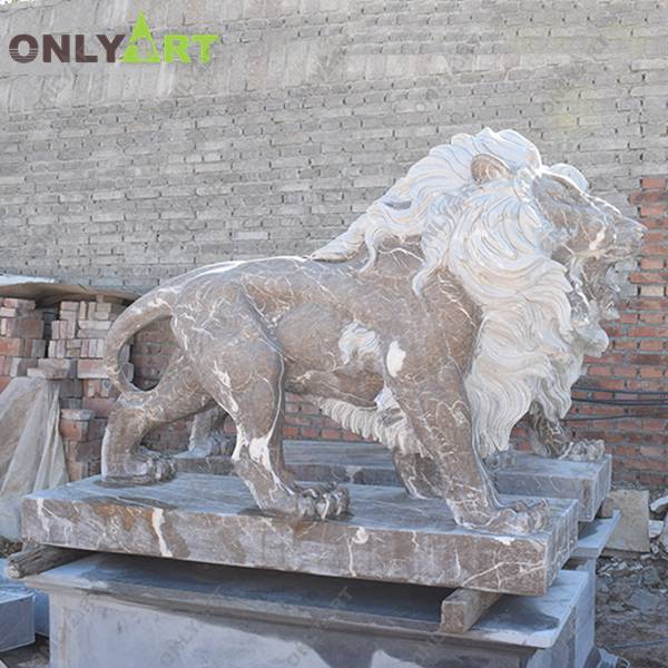 Lion statues for driveway