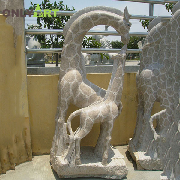 Outdoor garden decoration tall giraffe statue for sale OLA-A102