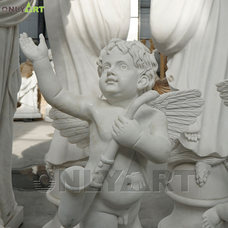 baby boy angel statue