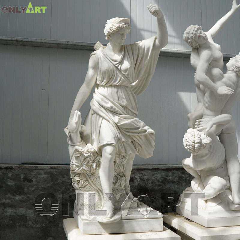 beautiful Roman woman statue