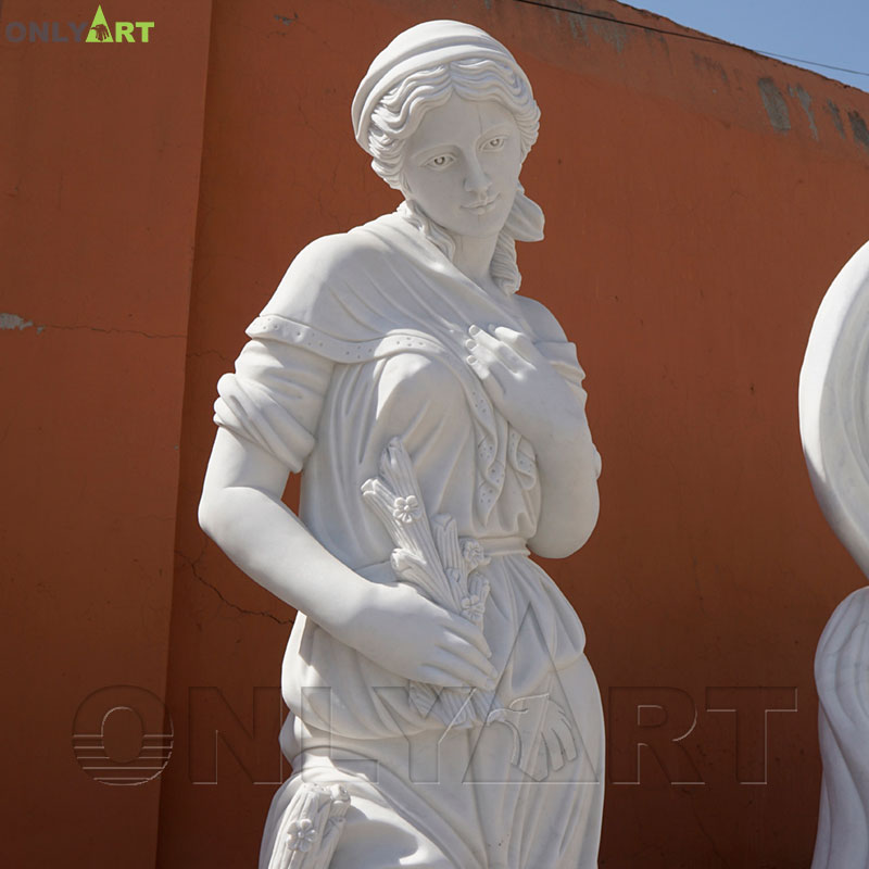 beautiful four seasons marble statues