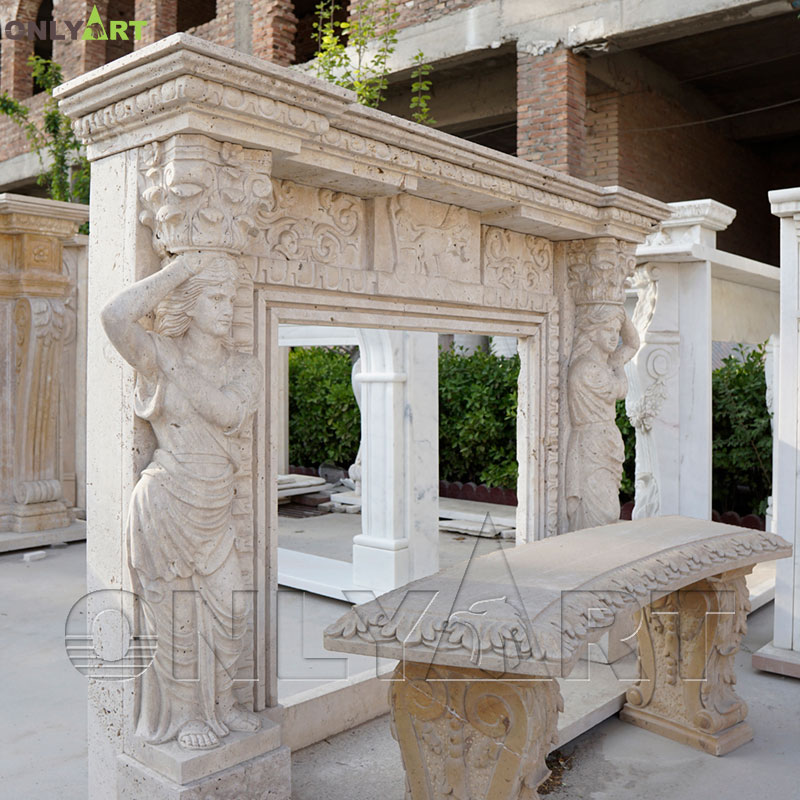 decorative carved marble fireplaces