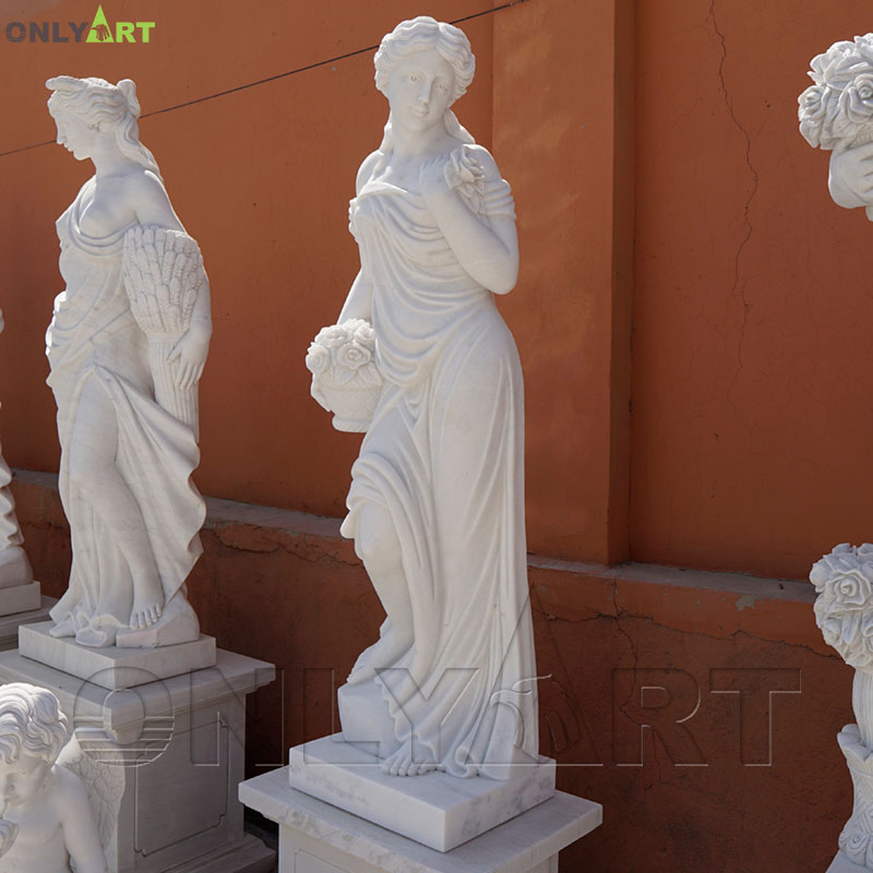 four seasons marble statues