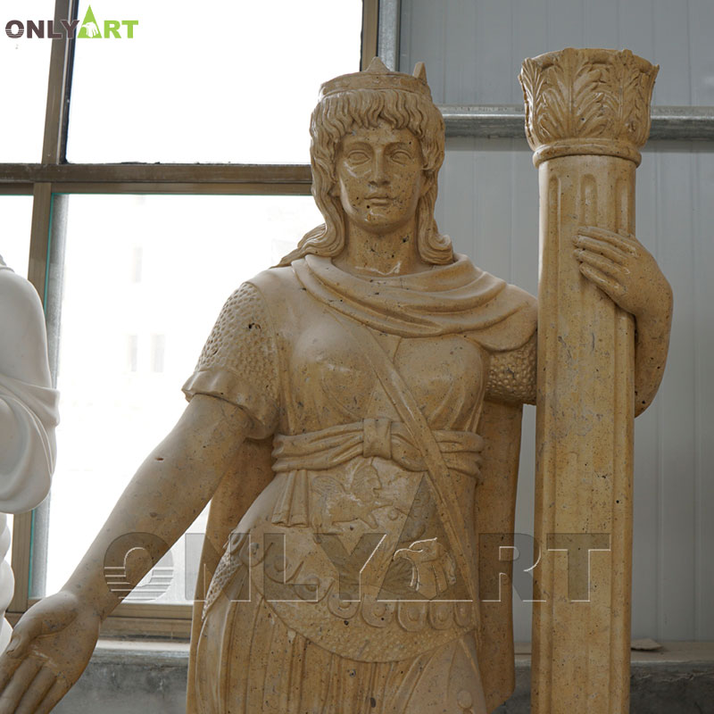 life size warrior statue