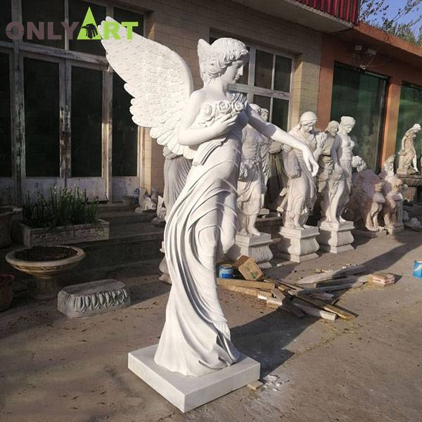 marble angel statue