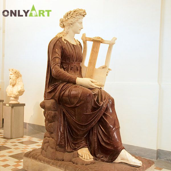 Apollo seated with lyre