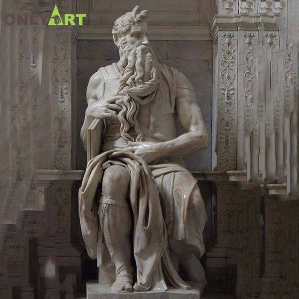 Famous design Moses statue by Michelangelo