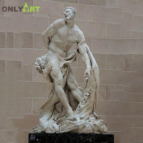 High Quality Hand Carved Milo Of Croton Statue