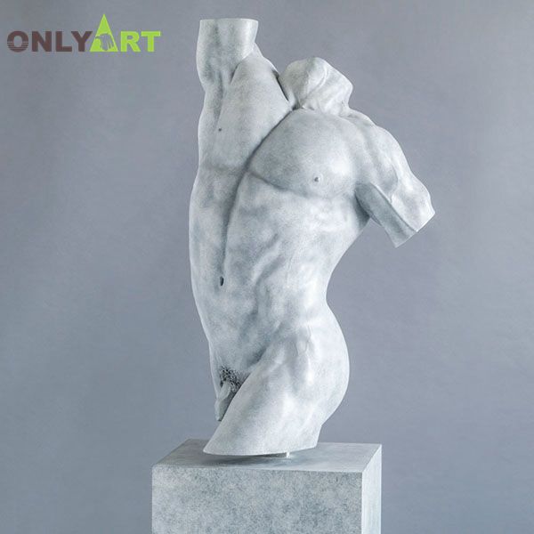 High Quality Natural Marble Male Torso Statue For Sale