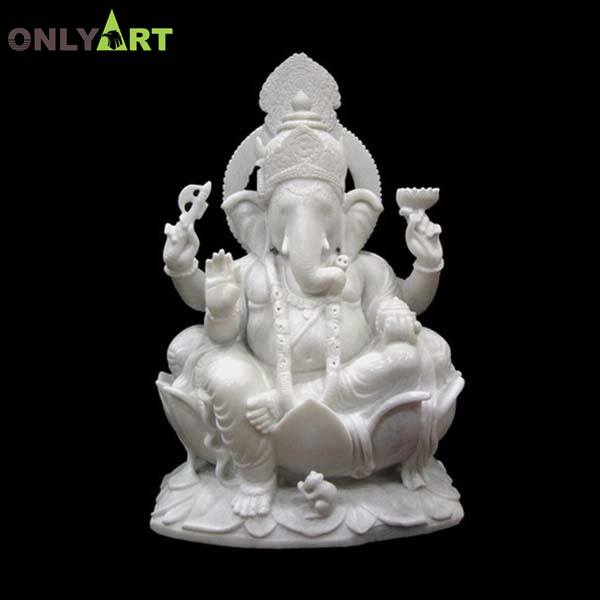 Large Marble Ganesh Statue For Sale