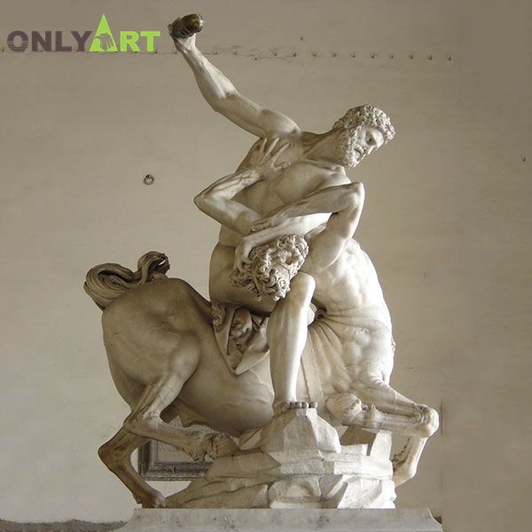 Large Size Marble Hercules And The Centaur Nessus Statue