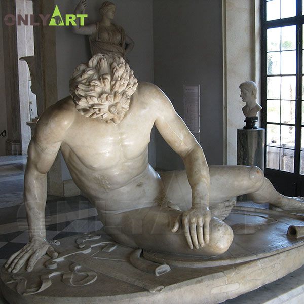 Rome Design Marble Dying Gaul Statue