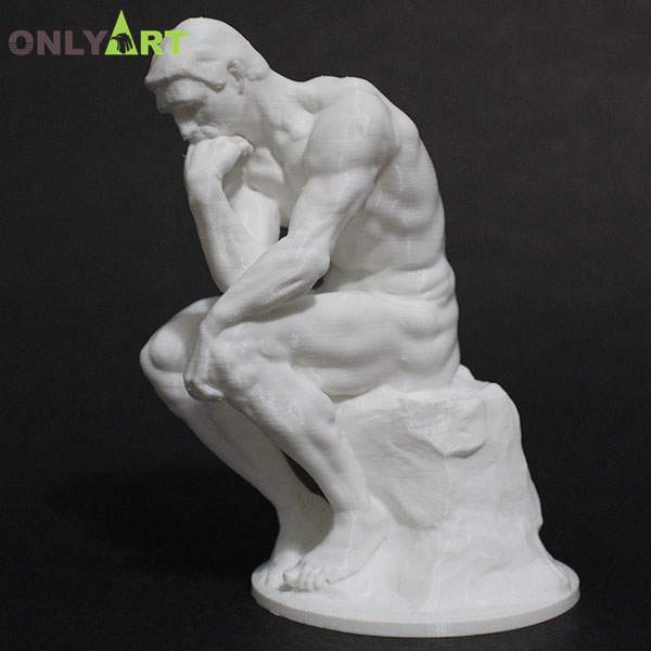 White marble famous design thinker statue for sale