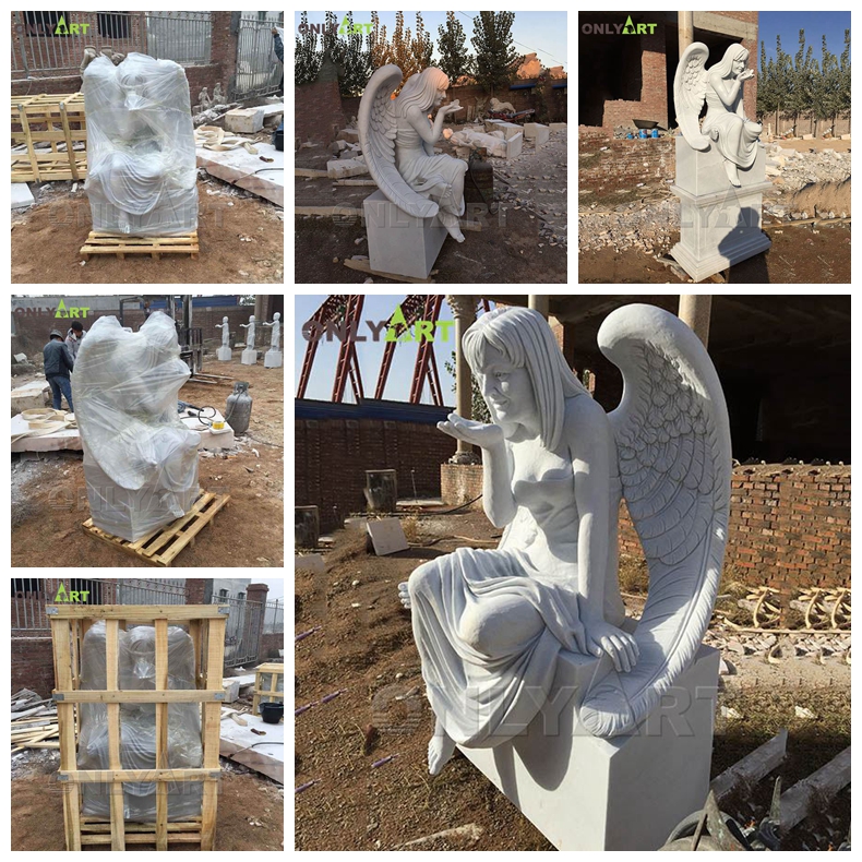 large angel statue for yard