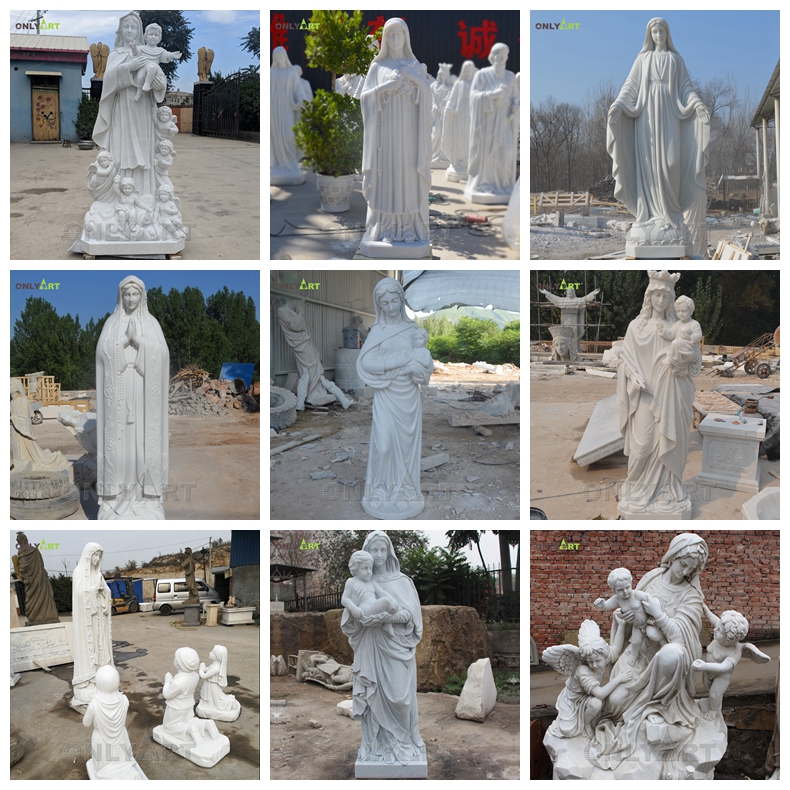 mary garden statues