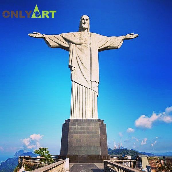 Famous classic design large size Brazil Jesus statue