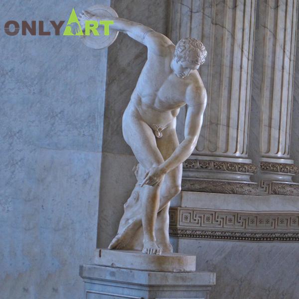 Life Size Discus Thrower Discobolus Myron Statue