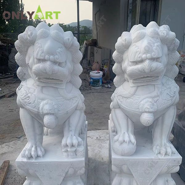 Outdoor Yard Decoration Chinese Foo Dog Statue For Sale