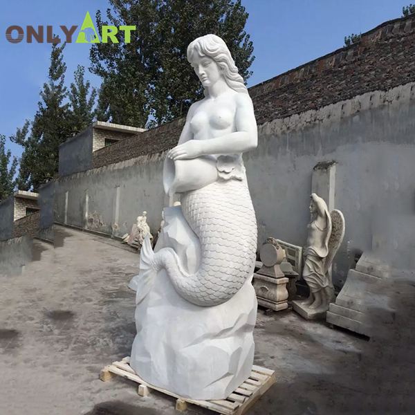 outdoor mermaid statues