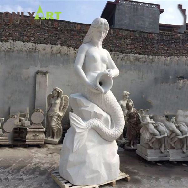 statues of mermaids