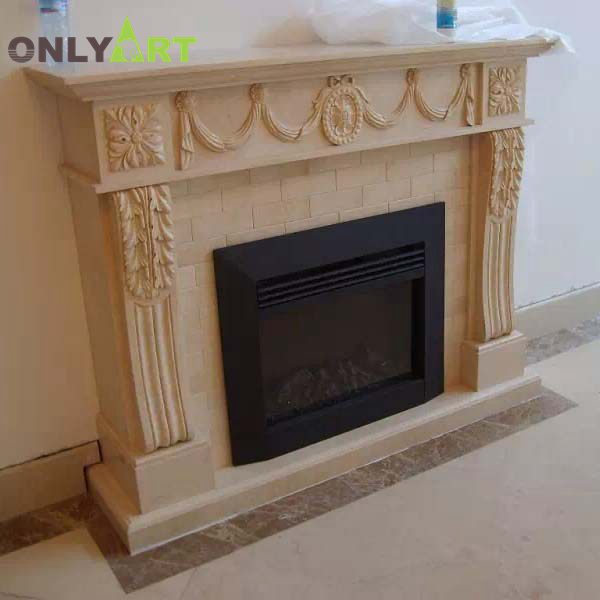 Home decor marble fireplace surround for sale OLA-M165