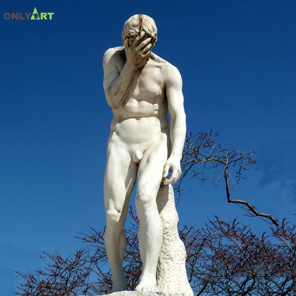 Large Size Paris Tuileries Garden Facepalm Statue