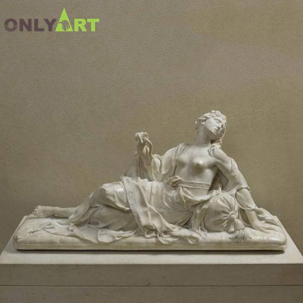 Marble Statue Cleopatra Dying by BAROIS