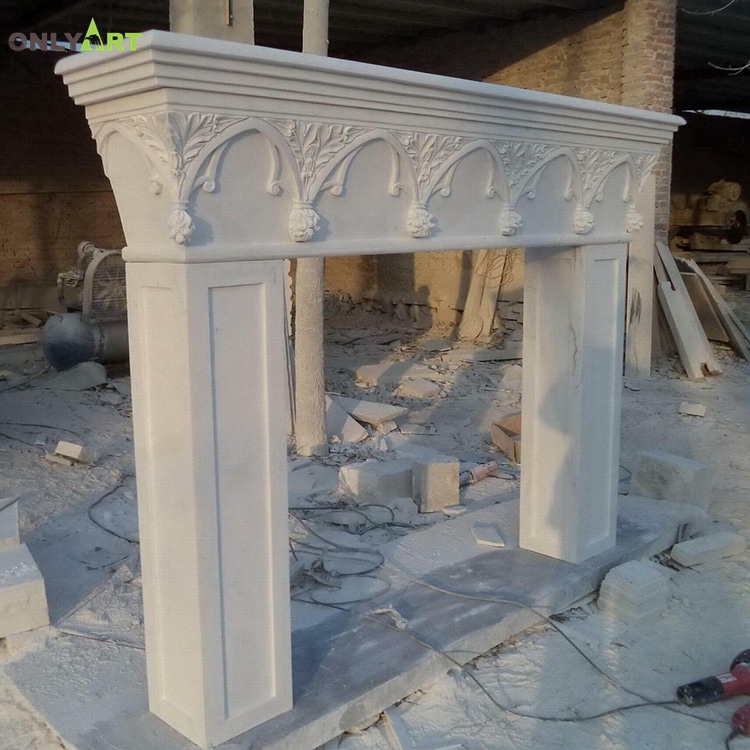 New product marble fireplace ideas OLA-M149