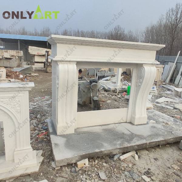 marble fireplace