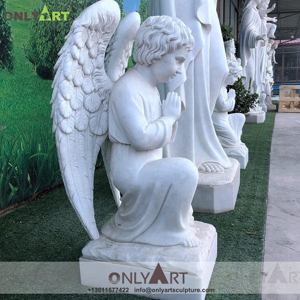 outdoor boy angel statue