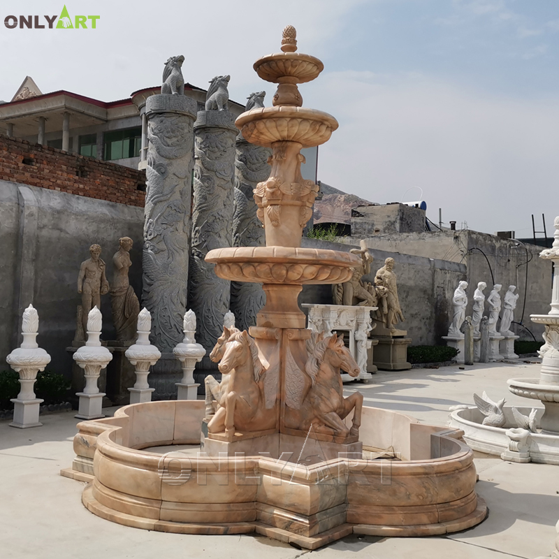 design natural marble garden water fountains