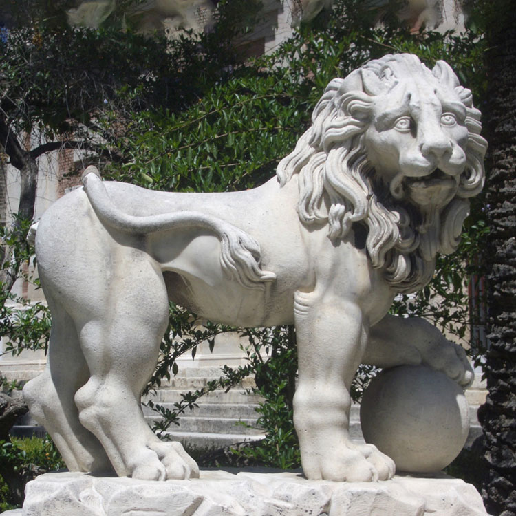 pair of foo dogs guardian lion statue,fu dogs guardian statue stepping ball,concrete outdoor fu dog statue for sale,large marble lion sculpture with ball