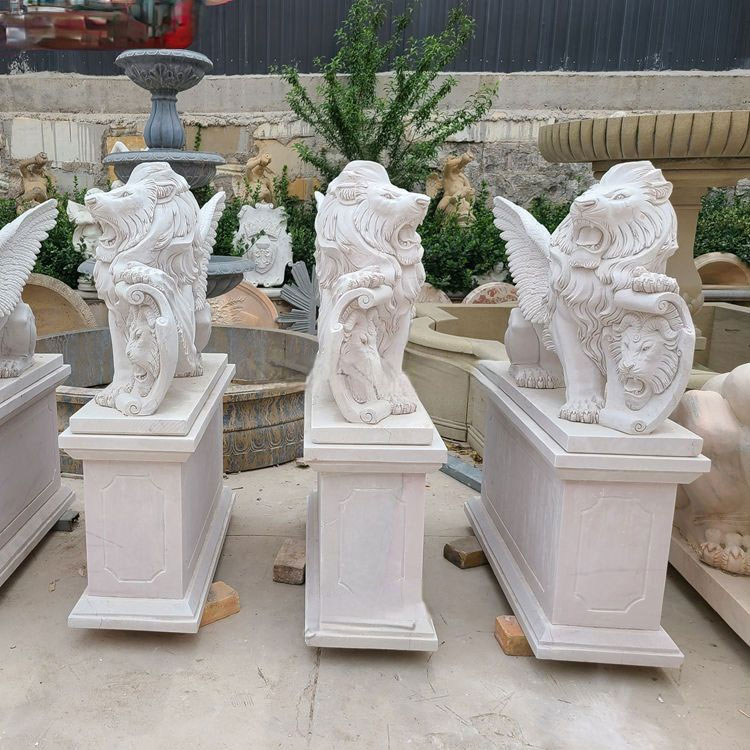 lion marble scuptures for sale,Life Size Marble Lion Statues,life size animal lion statue,roaring lion statues outdoor,marble standing lion statue for sale