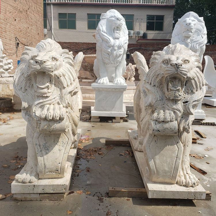 stone lion beaches,big stone lion statue marmeren beelden carved gard,stone lion statue for sale,life size stone lion statues for sale
