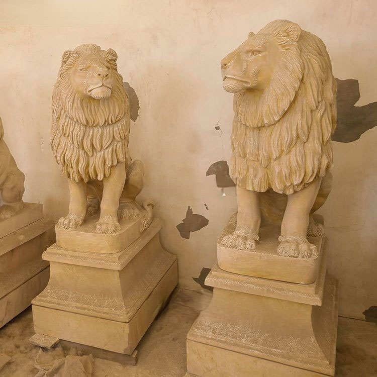 marble sculpture animal lion,stone granite lion statues,marble stone lions statues hand carved european,Marble Sculpture Animal Of Lion