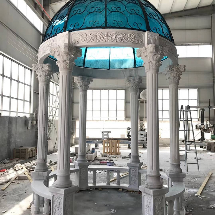 marble garden pavilion design